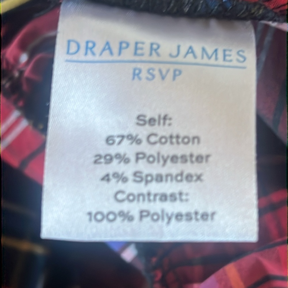 Draper James RSVP Women’s Plaid Holiday Dress size XL - Picture 8 of 14